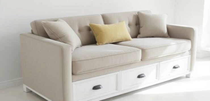 Диван с ящиками: практичный и стильный способ сохранить порядок в доме