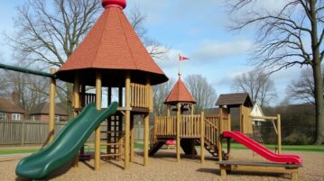 Британские детские площадки: безопасность и развлечения, которые работают на радость детей