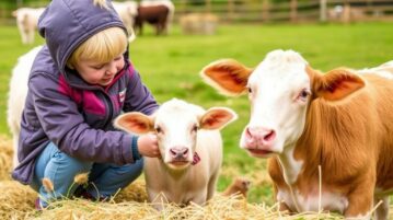 Британские фермы для семейного посещения: животные и активности