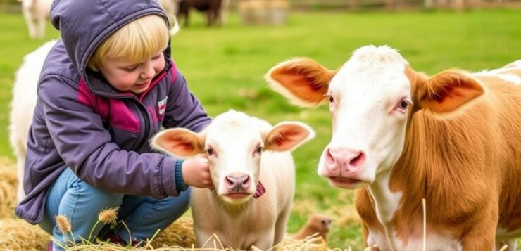 Британские фермы для семейного посещения: животные и активности