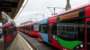 Общественный транспорт за пределами Лондона: поезда и автобусы