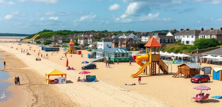 Британские пляжи с детскими площадками и развлечениями: где найти идеальный семейный отдых